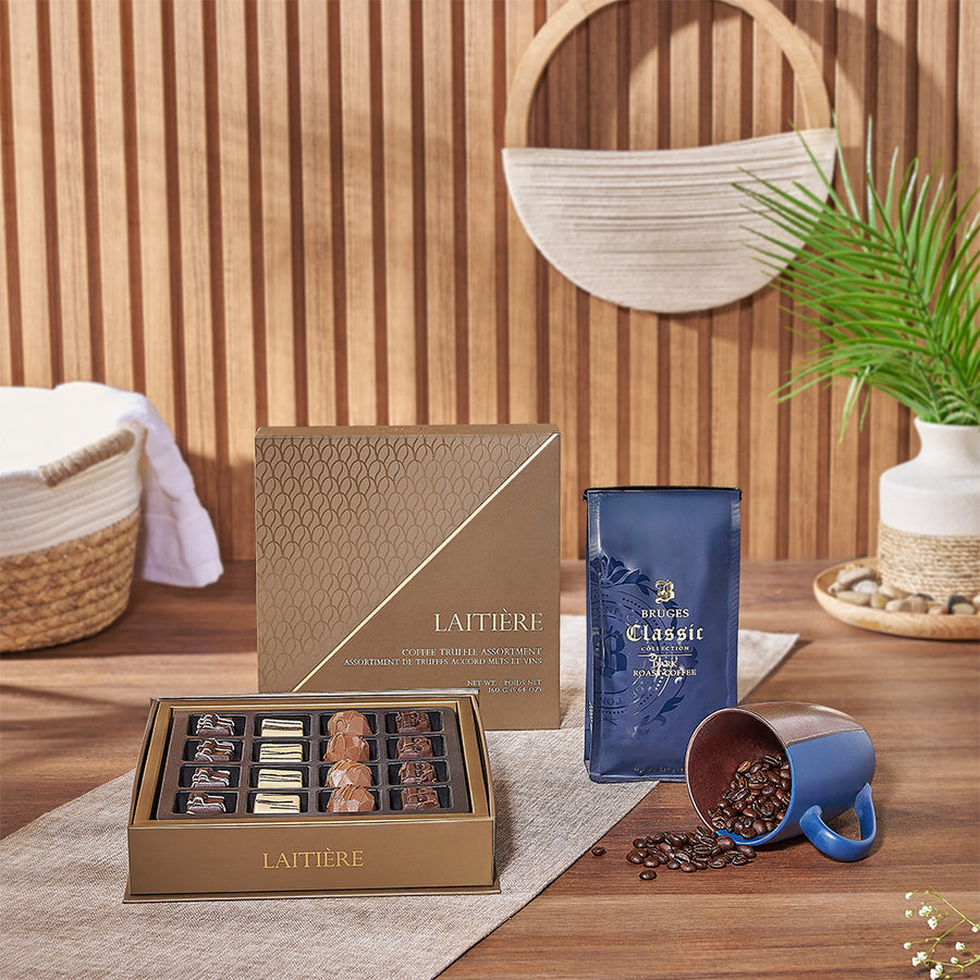 The Rich Coffee & Truffle Gift Set from Chicago Basket to Chicago delivery