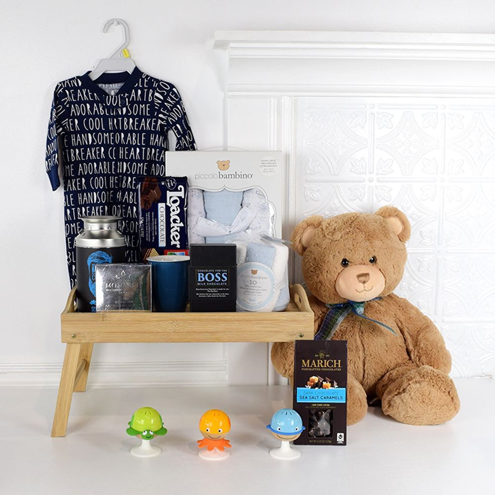 Plush Baby Gift Basket – how the gift is presented