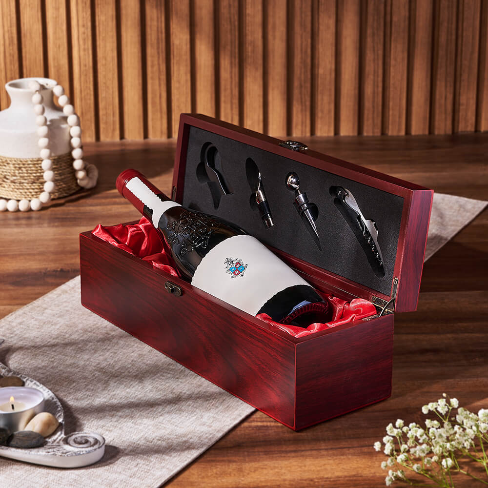 Wine Presentation Gift Box – how the gift is presented