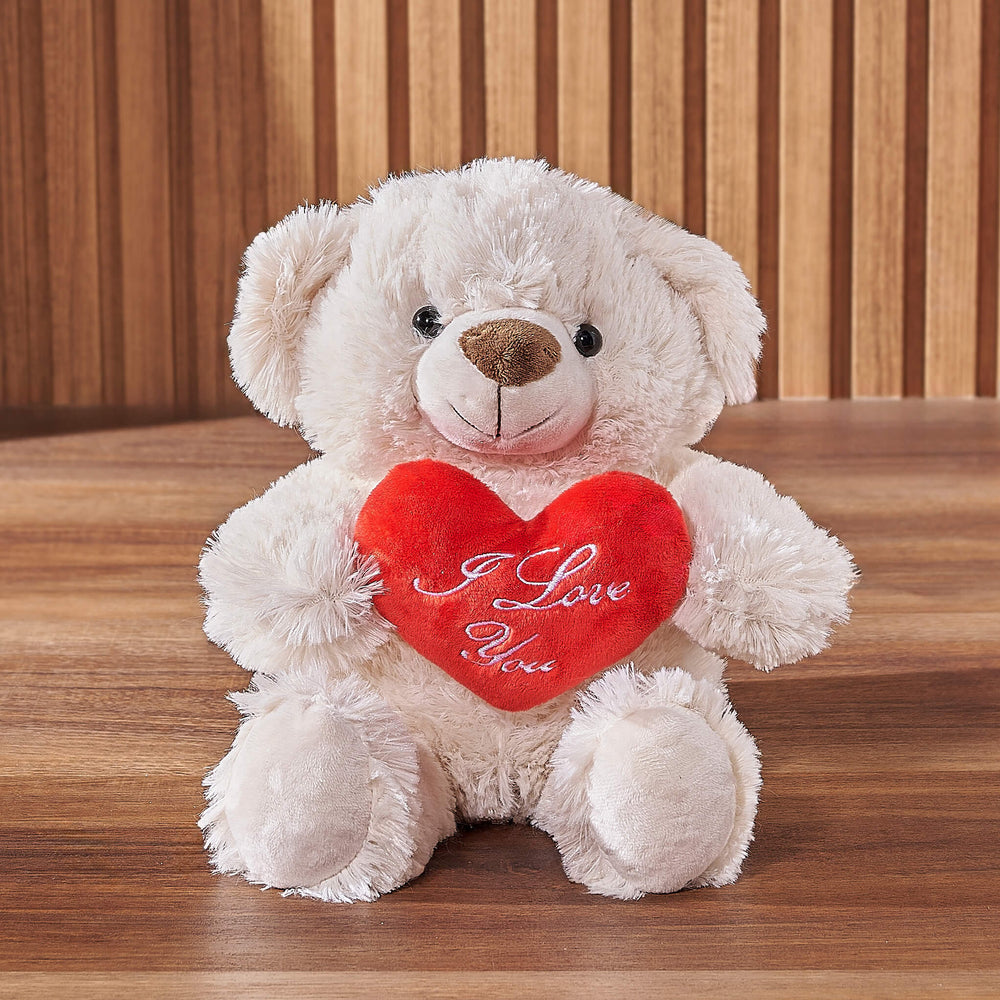 6-Inch Plush Bear with Heart Gift – how the gift is presented