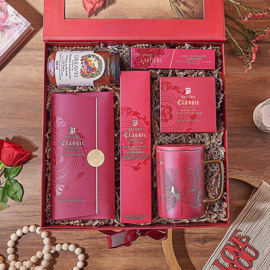 Valentine’s Chocolate Gift Box, chocolate gift, chocolate, valentines day gift, valentines day, Chicago delivery