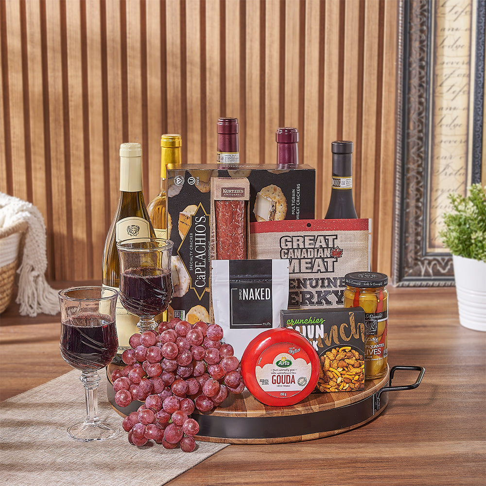 Indulge in luxury with our Beaconsfield Deluxe Wine Gift!  Chicago delivery