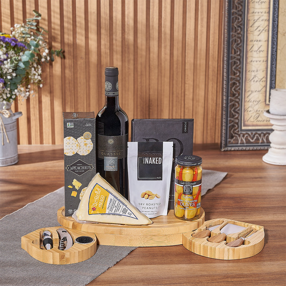 Kosher Wine &amp; Cheese Party Crate
Chicago Baskets- Chicago Delivery
