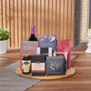 Kosher Wine & Snack Board from Chicago Baskets - Wine Gift Basket - Chicago Delivery