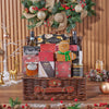 Ample Holiday Wine & Treats Basket, christmas gift, christmas, wine gift, wine, holiday gift, holiday, Chicago delivery