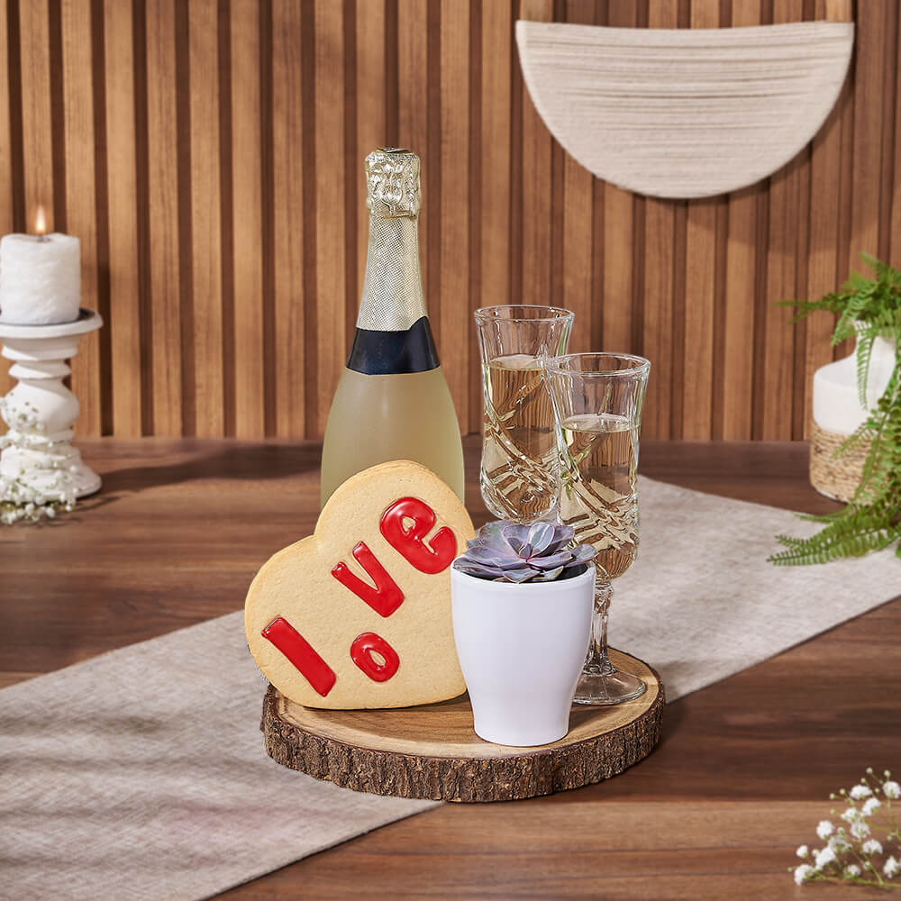 Special Occasion Sparkling Wine Gift – how the gift is presented