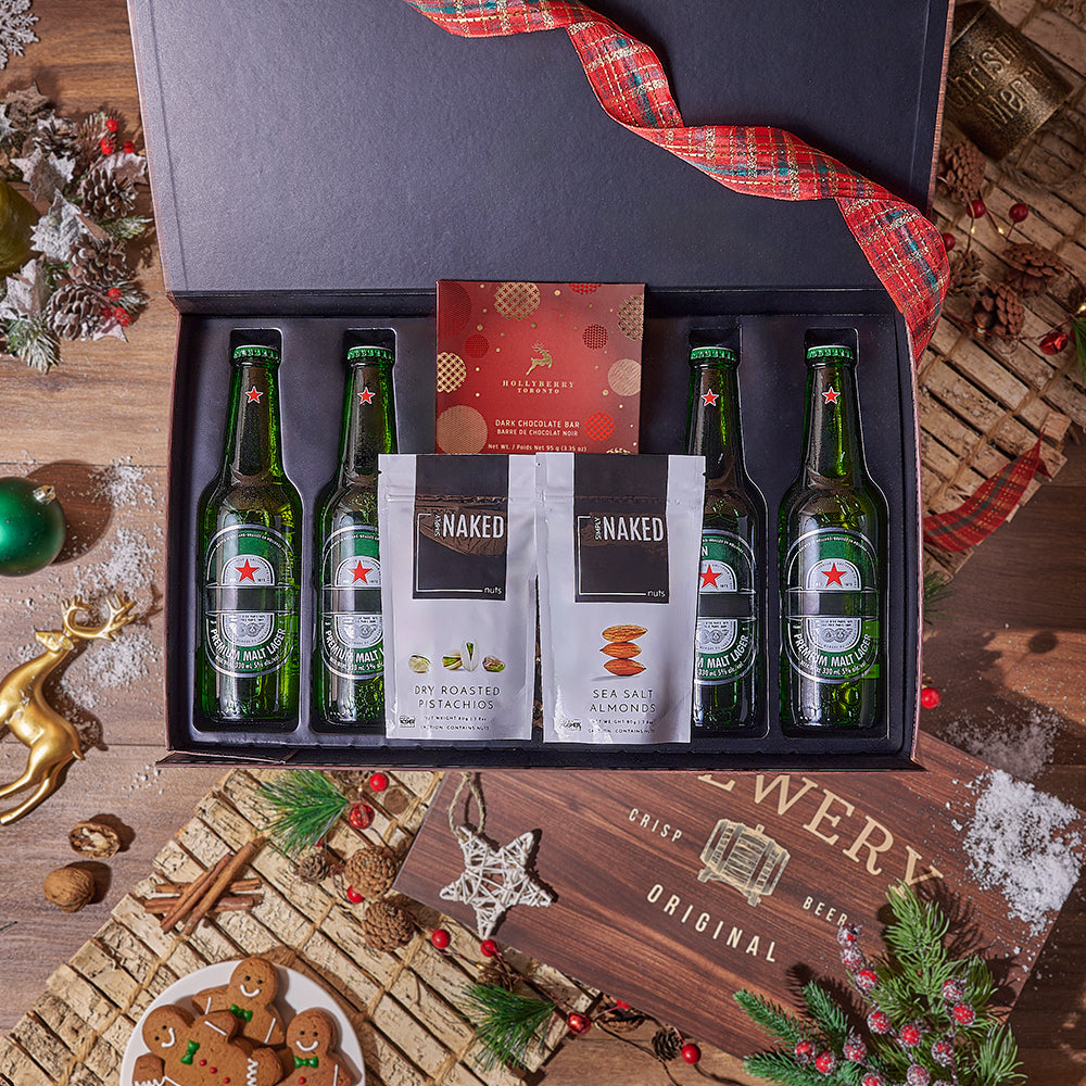 Beer &amp; Nuts Crate, beer gift, beer, christmas gift, christmas, nuts gift, nuts, Chicago delivery