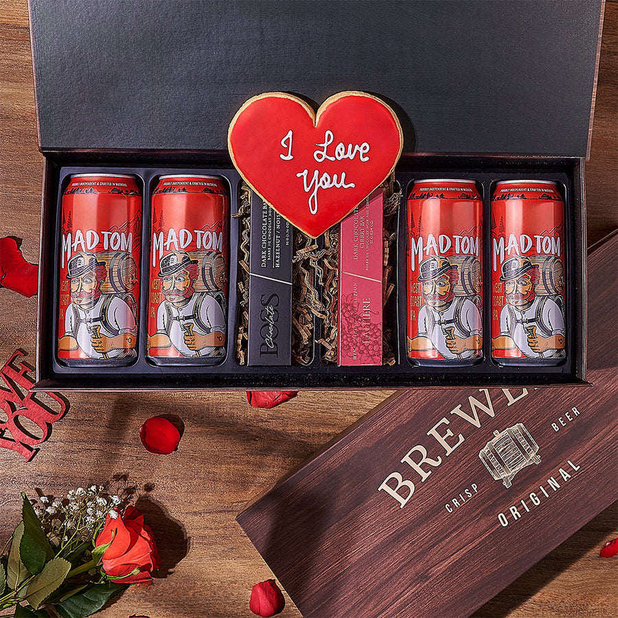 Brewery Valentine’s Day Gift Box, beer gift, beer, craft beer gift, craft beer, valentines gift, valentines, Chicago delivery