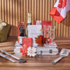 Canada Day Champagne Grilling Gift, champagne gift, champagne, sparkling wine gift, sparkling wine, canada day gift, canada day, grill gift, grill, Chicago delivery