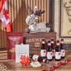 Canada Day Sweet Treat & Beer Gift, beer gift, beer, canada day gift, canada day, cookie gift, cookie, Chicago delivery