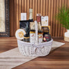 Cheese, Chutney & Champagne Gift Set from Chicago Baskets - Champagne Gift Basket - Chicago Delivery.