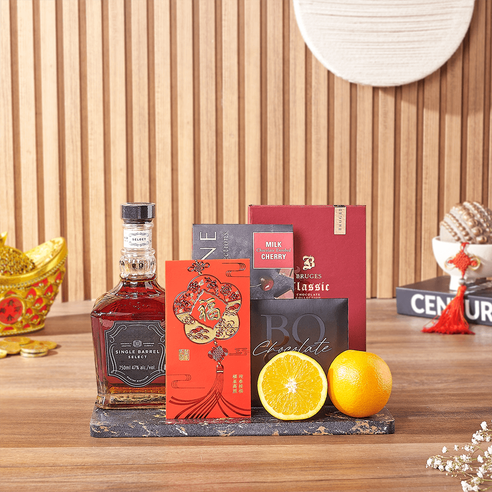 Chinese New Year Lucky Spirits Gift, chinese new year gift, chinese new year, lunar new year gift, lunar new year, liquor gift, liquor, Chicago delivery