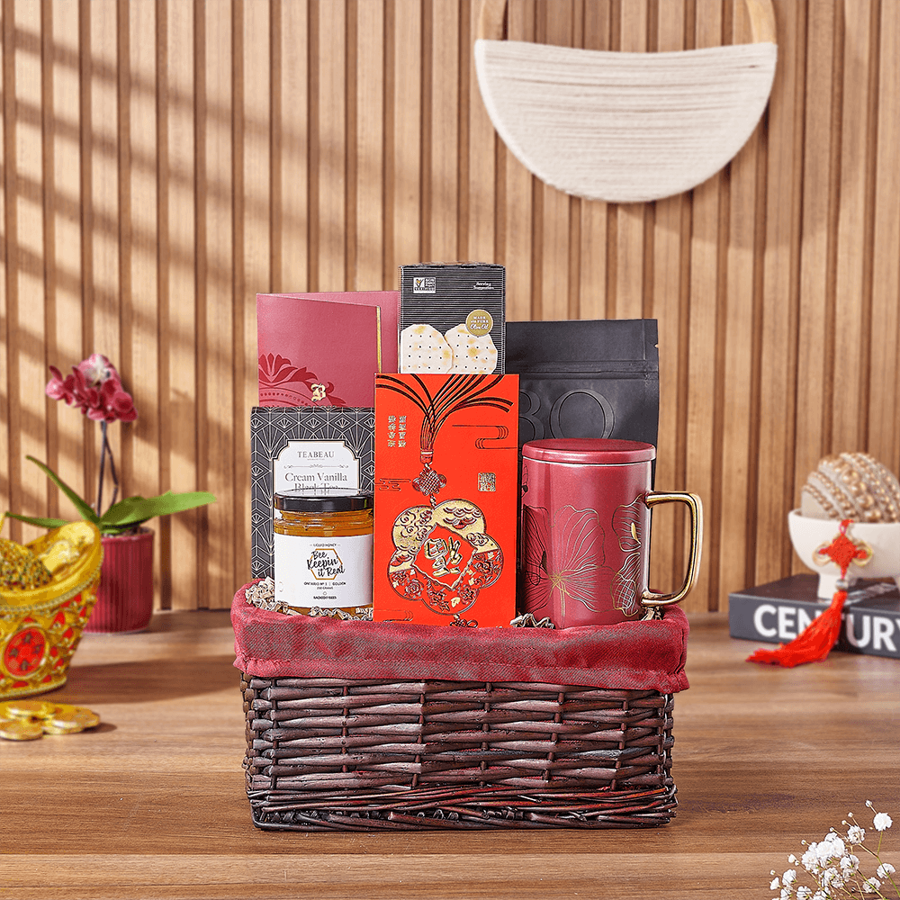 Chinese New Year Tea Time Gift, chinese new year gift, chinese new year, lunar new year gift, lunar new year, tea gift, tea, Chicago delivery