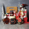 Chocolate Truffles & Christmas Sleigh Basket from Chicago Baskets - Chicago Delivery