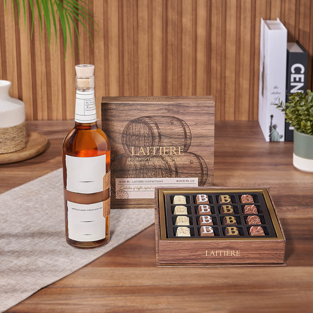 Chocolate &amp; Liquor Pairing Gift – Chicago baskets – Chicago delivery