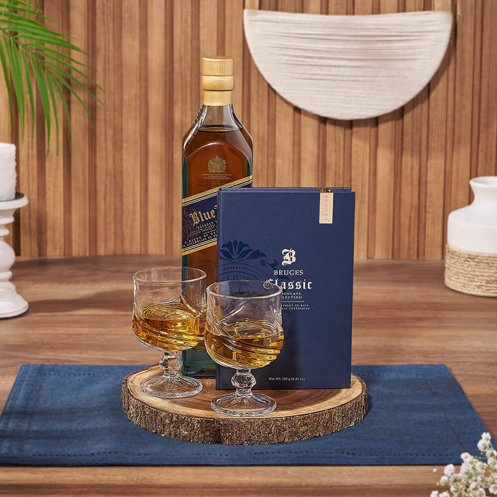Chocolate &amp; Liquor Sharing Gift Set, liquor gift, liquor, chocolate gift, chocolate, Chicago delivery