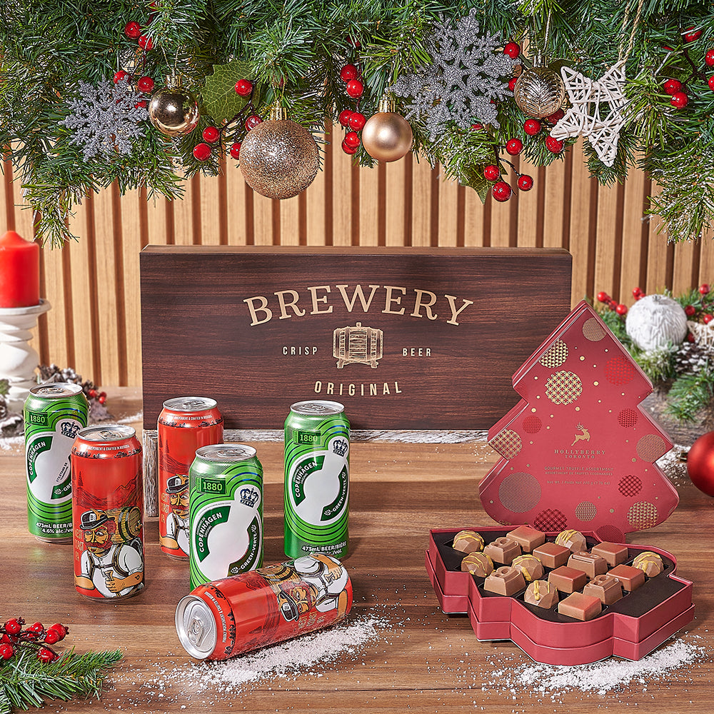 Christmas Cheer &amp; Beer Gift Set, christmas gift, christmas, beer gift, beer, craft beer gift, craft beer, Chicago delivery