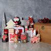 Cozy Holiday Wine Gift Basket from Chicago Baskets - Chicago Delivery