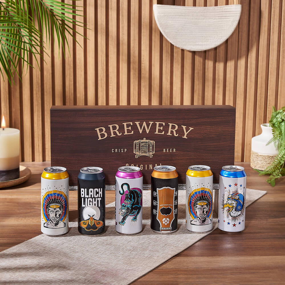 Craft Beer 6-Pack Gift Box – how the gift is presented