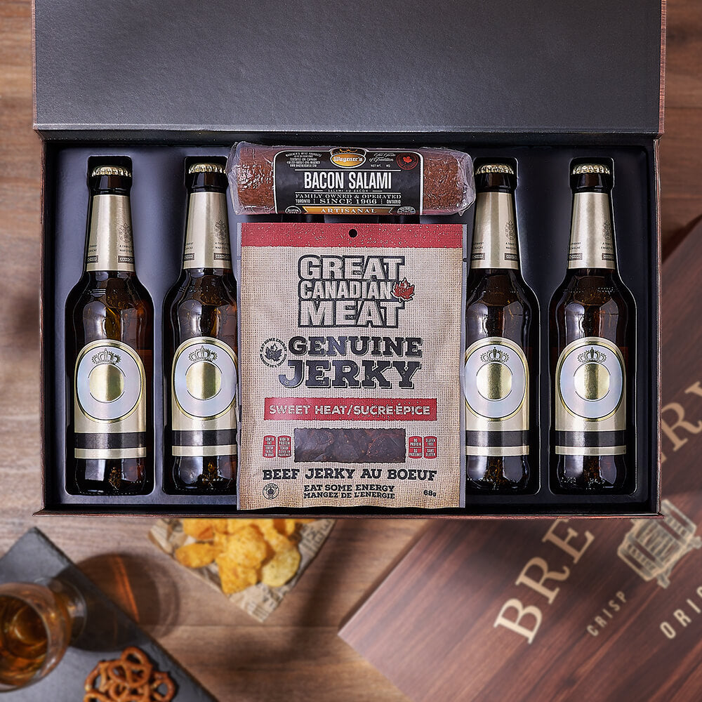Cured Meat &amp; Beer Box, meat gift, meat, beer gift, beer, Chicago delivery