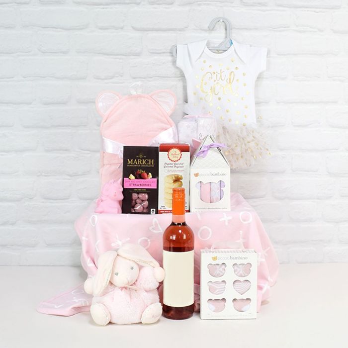 Deluxe Mommy &amp; Baby Girl Gift Basket from Chicago Baskets - Chicago Delivery