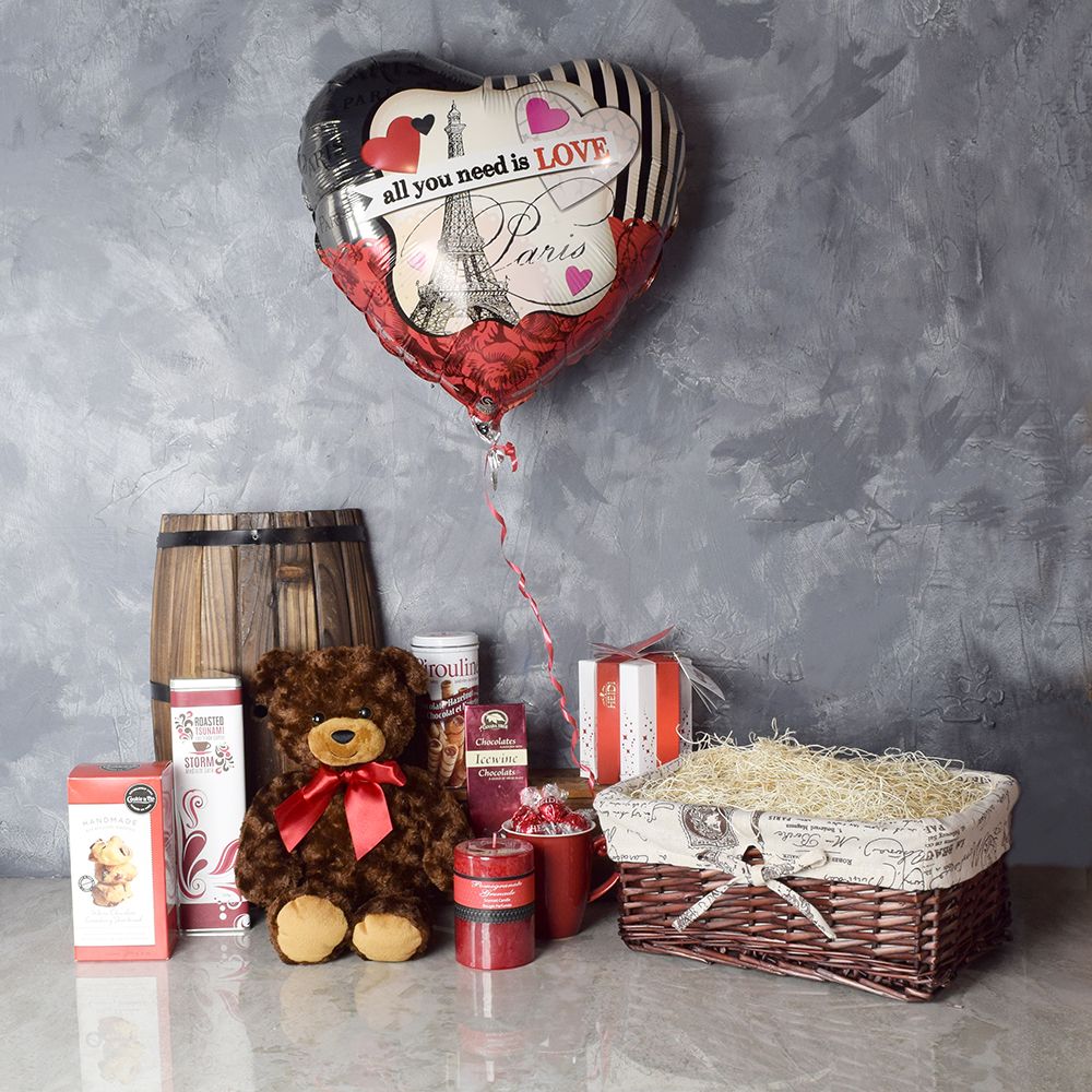 Durham Treats Basket from Chicago Baskets - Valentine's Day Gift Set - Chicago Delivery