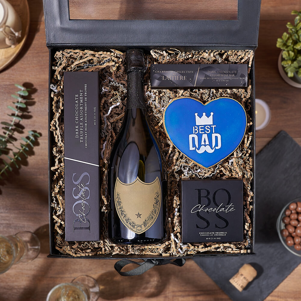 Father’s Day Champagne &amp; Sweets Box, sparkling wine gift, sparkling wine, champagne gift, champagne, fathers day gift, fathers day, Chicago delivery