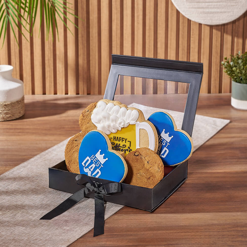 Father's Day Cookie Treat Gift – how the gift is presented