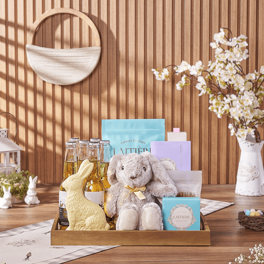 Festive Easter Beer & Candy Tray, easter gift, easter, beer gift, beer, chocolate gift, chocolate, Chicago delivery