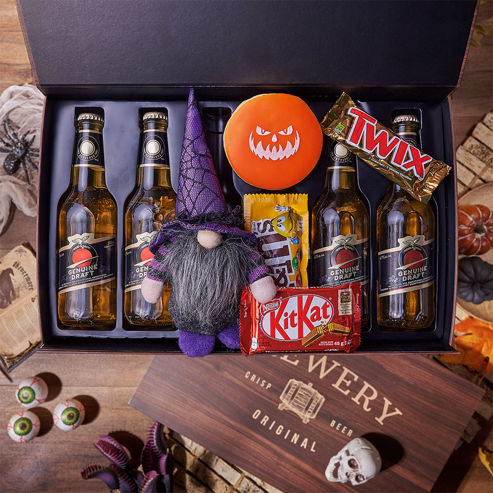 Halloween Candy &amp; Beer Gift, candy gift, candy, beer gift, beer, halloween gift, halloween, Chicago delivery