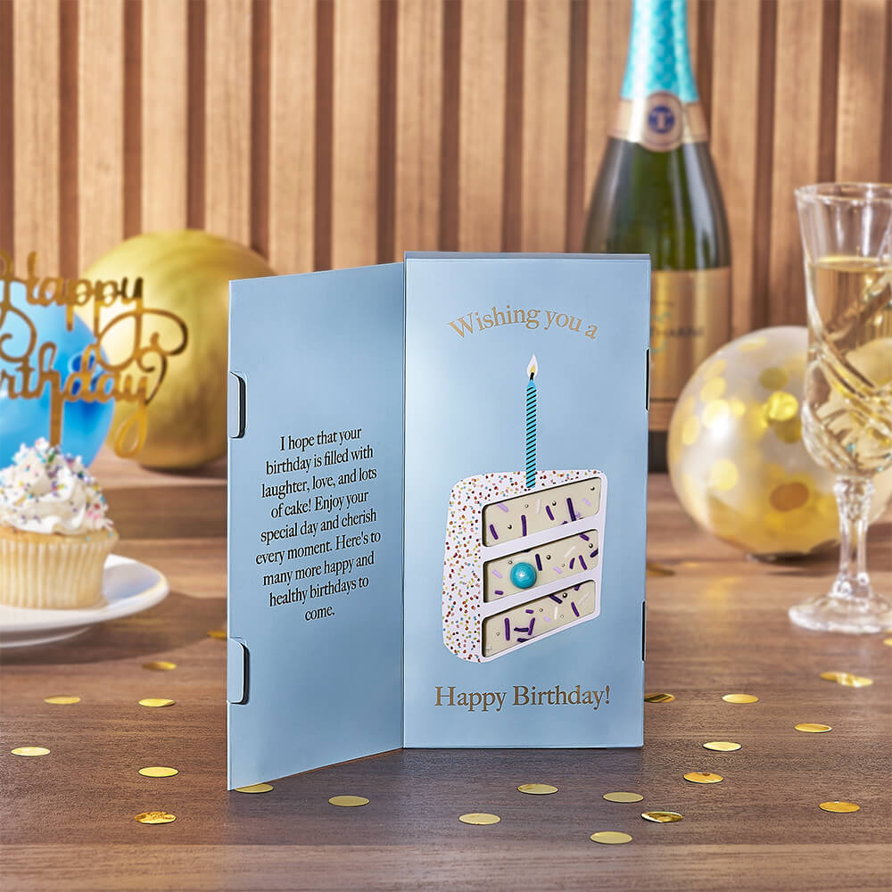 Sparkling Wine Birthday Wooden Crate – how the gift is presented