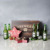 Holiday Beer & Chocolates Set from Chicago Baskets - Beer Gift Basket - Chicago Delivery.