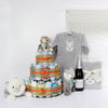 “Huggies & Chuggies” Celebration Gift Set From Chicago Baskets-Chicago Delivery