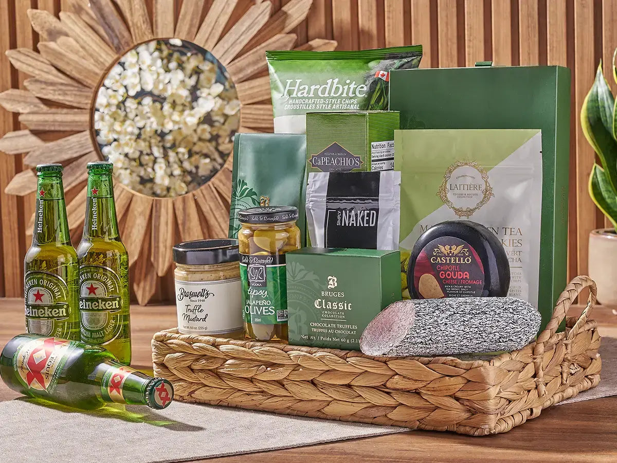 Professionally prepared gift basket for delivery across Illinois