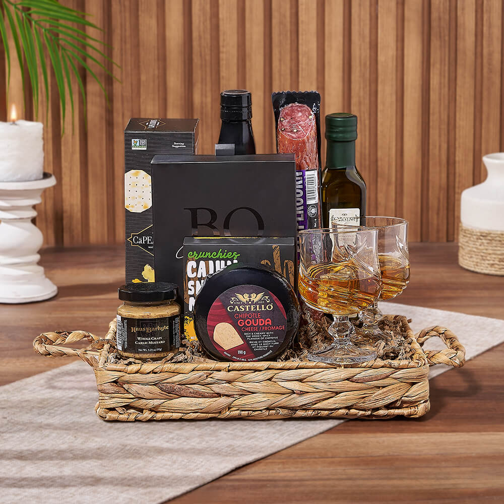Like A Boss Liquor Gift Basket, Chicago – how the gift is presented