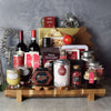 Opulent Christmas Wine & Chocolate Gift Basket from Chicago Baskets - Wine Gift Set - Chicago Delivery