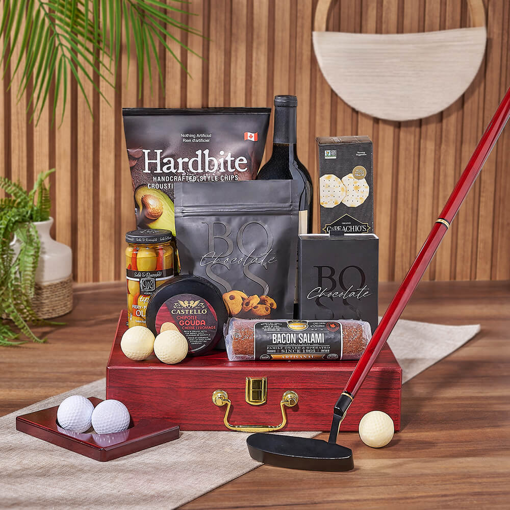 Wine Gift Basket with Travel Case – how the gift is presented