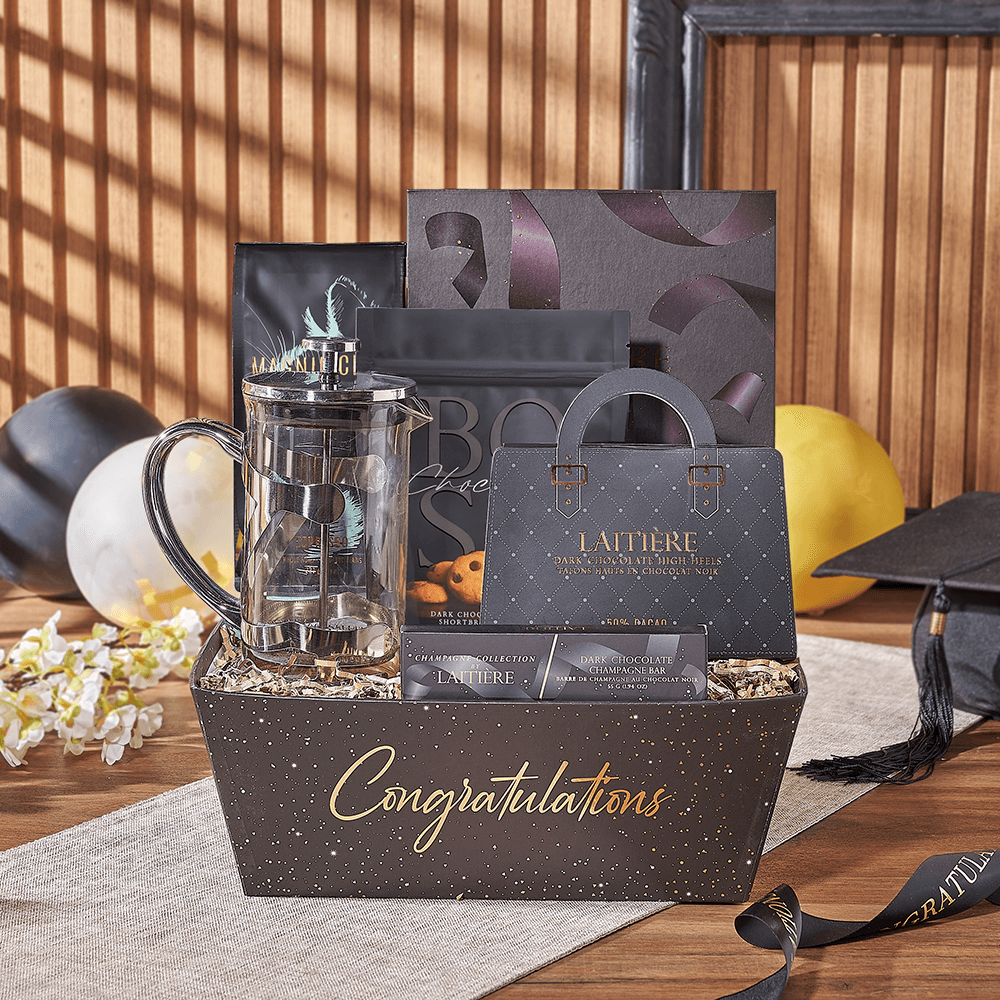 Refreshing Coffee Graduation Gift, coffee gift, coffee, graduation gift, graduation, chocolate gift, chocolate, Chicago delivery