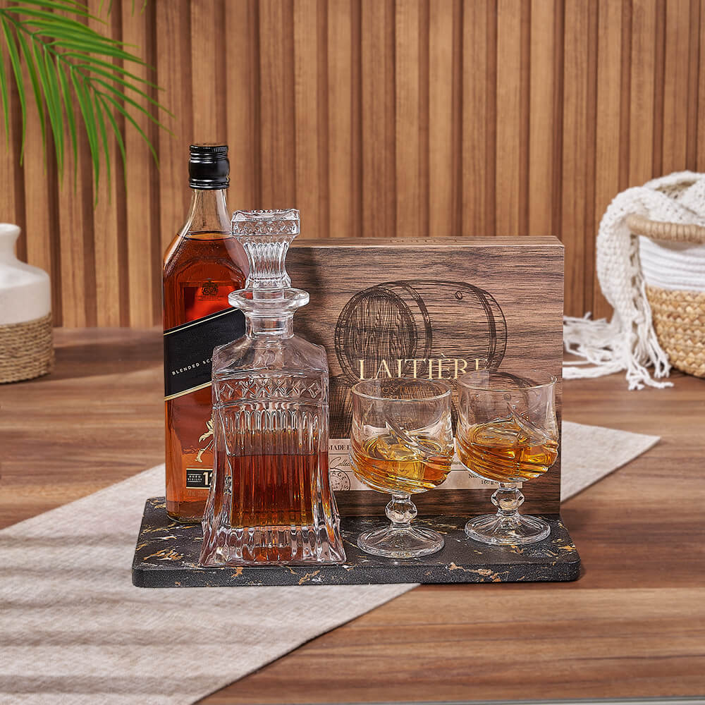 Richmond Hill Liquor &amp; Chocolate Gift Basket from Chicago Baskets - Liquor Gift Set - Chicago Delivery