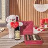 Richview Valentine’s Day Wine Basket, wine gift, wine, chocolate gift, chocolate, Chicago delivery