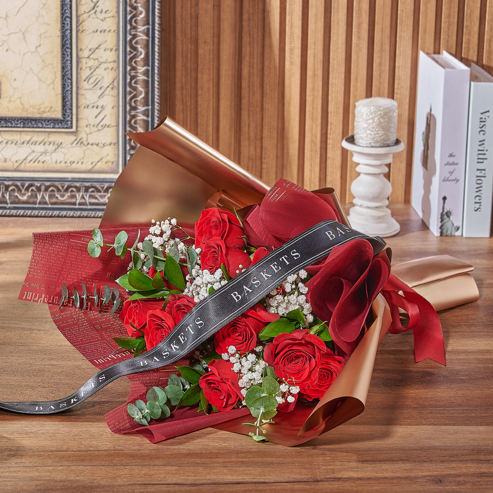 Rosedale Red Rose Bouquet, rose gift, rose, bouquet gift, bouquet, flower gift, flower, Chicago delivery