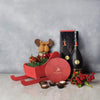 Rudolph’s Bubbly Holiday Gift Set from Chicago Baskets - Champagne Gift Basket - Chicago Delivery