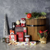 Rustic Holiday Barrel from Chicago Baskets - Christmas Gift Set - Chicago Delivery