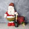 Santa & Gourmet Chocolates with Champagne Gift Set from Chicago Baskets - Champagne Gift Basket - Chicago Delivery