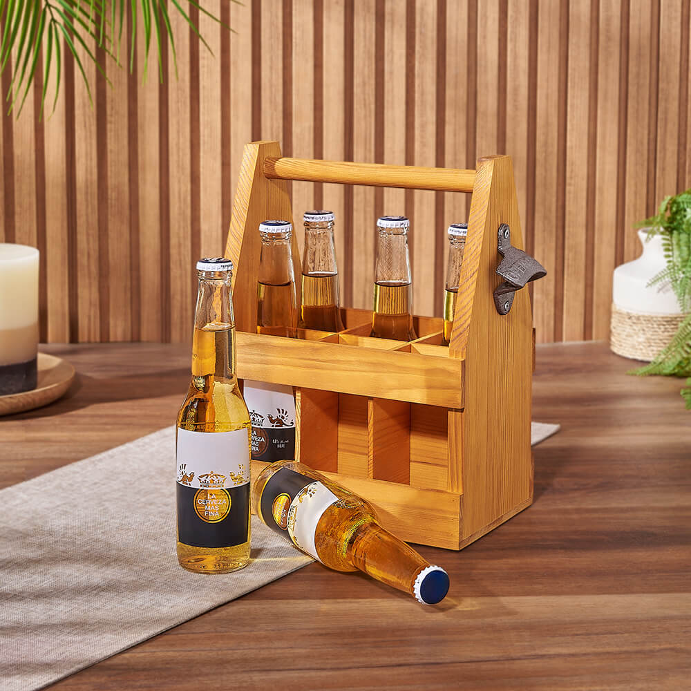 Six Pack Beer &amp; Carrier Gift – Chicago baskets – Chicago delivery