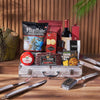 Smokin’ BBQ Grill Gift Set with Wine from Chicago Baskets - Wine Gift Basket - Chicago Delivery.