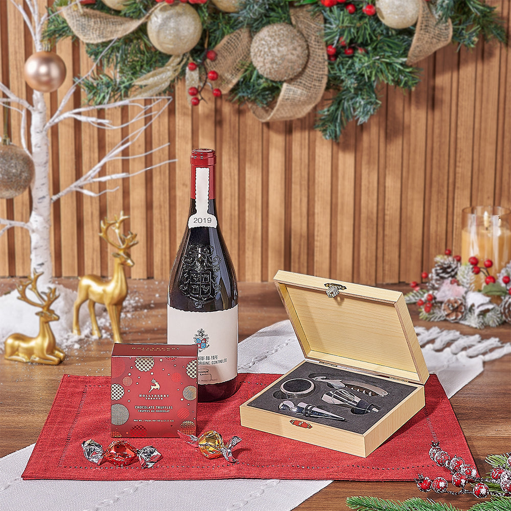 Snowman’s Wine &amp; Chocolate Pairing, wine gift, wine, chocolate gift, chocolate, Christmas gift, christmas, Chicago delivery