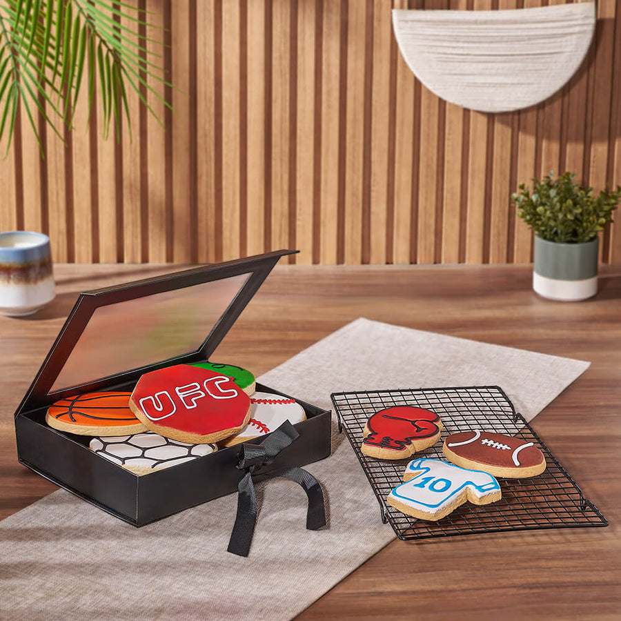 Sports Cookie Gift Box, cookie gift, cookie, sports gift, sports, Chicago delivery