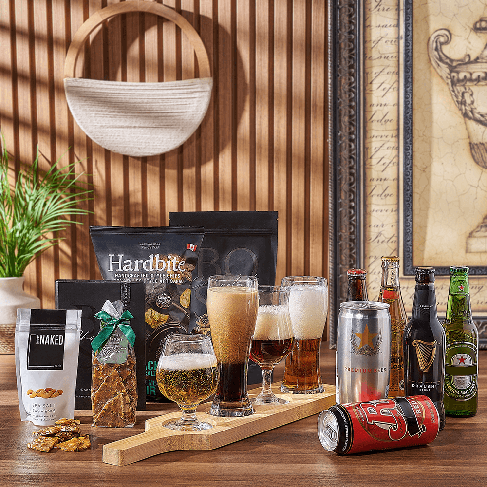 Sweet & Salty Beer Flight Sampler, beer gift, beer, chocolate gift, chocolate, Chicago delivery