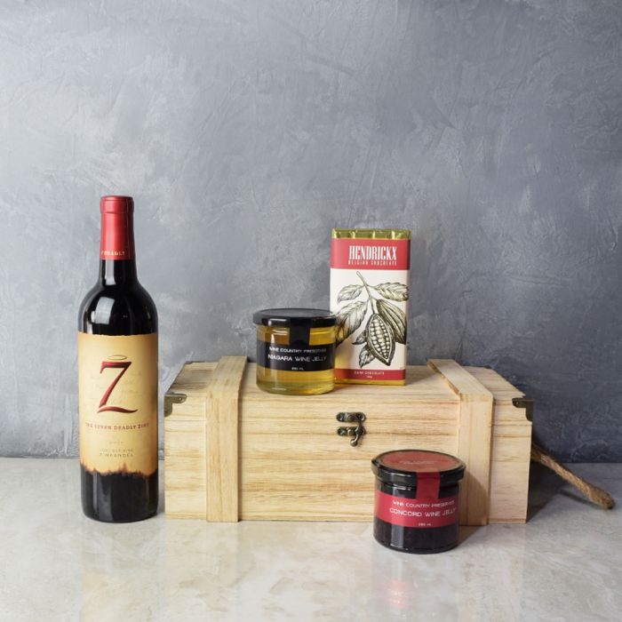 Tastes of the Vineyard Gift Set From Chicago Baskets - Wine Gift Basket - Chicago Delivery